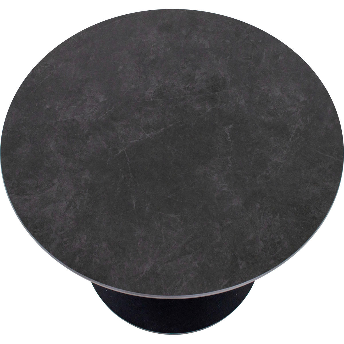 GARTENTISCH Metall Anthrazit rund  - Anthrazit, MODERN, Keramik/Metall (59/45-65cm) - Ambia Garden