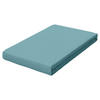 BOXSPRING-SPANNLEINTUCH 90-100/190-220 cm Jersey  - Türkis, Basics, Textil (90-100/190-220cm) - Schlafgut