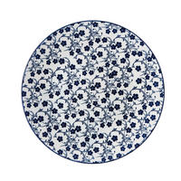 Farfurie Întinsă 26,5 cm  - albastru/alb, Basics, ceramică (26,5cm) - Ritzenhoff Breker