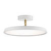 LED-DECKENLEUCHTE Kaito 30/11,7 cm   - Weiß, Design, Kunststoff/Metall (30/11,7cm) - Nordlux