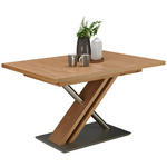 ESSTISCH in Holz, Metall, Holzwerkstoff 130-178/90/75 cm  - Eichefarben, Design, Holz/Holzwerkstoff (130-178/90/75cm) - Moderano