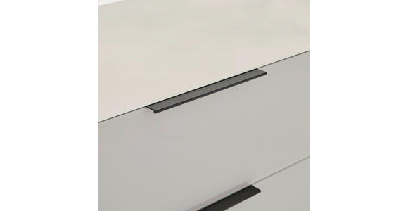SIDEBOARD  135/99/42 cm 4 Schublade(n)  - Kaschmir/Schwarz, Design, Glas/Holzwerkstoff (135/99/42cm) - Novel