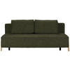 SCHLAFSOFA Struktur Olivgrün  - Naturfarben/Olivgrün, Design, Holz/Textil (211/88/102cm) - Niels Andersson