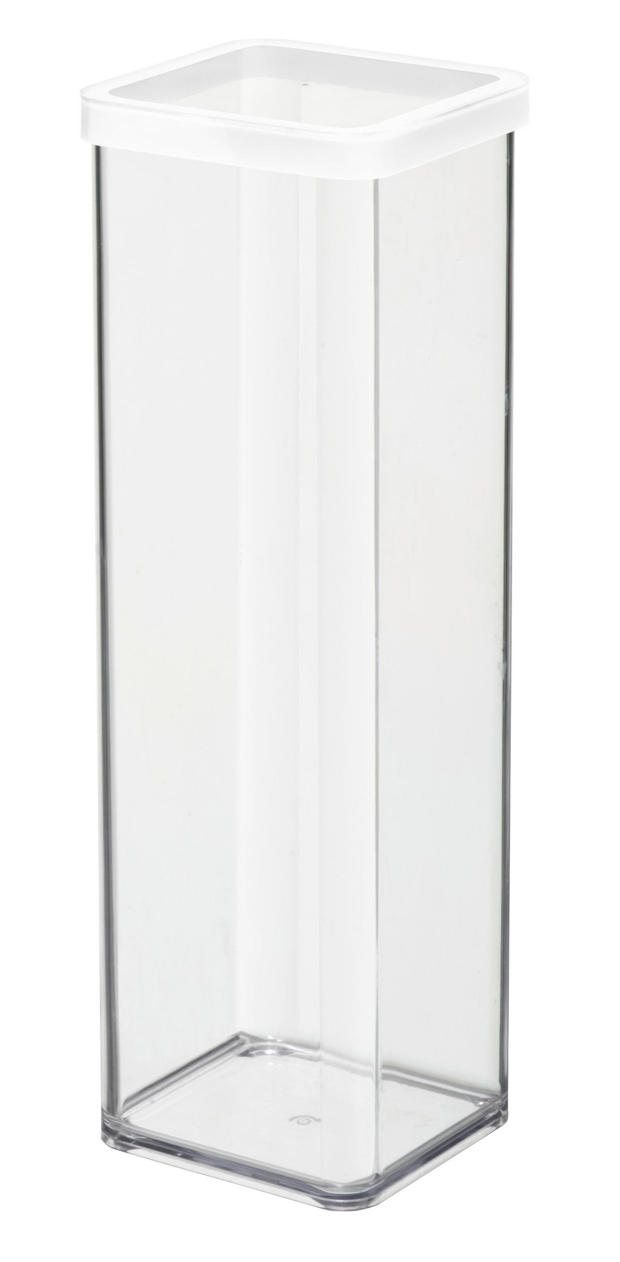 Posoda za shranjevanje loft     10/10/28,5 cm         - bela/prozorno, Basics, umetna masa (10/10/28,5cm) - Rotho