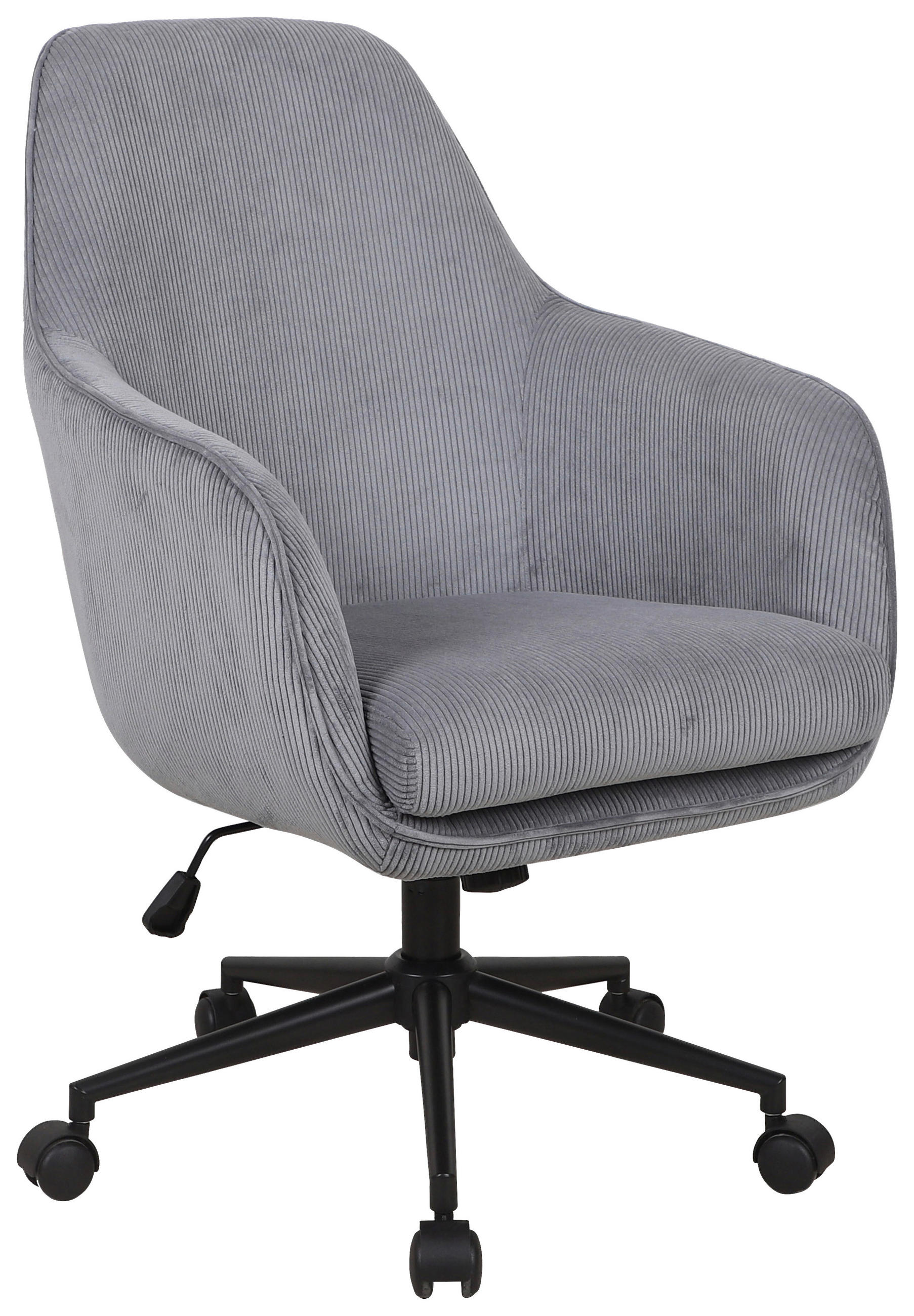 FORGÓSZÉK  kord sötétszürke  - fekete/sötétszürke, Design, műanyag/textil (63/95/71cm) - Novel