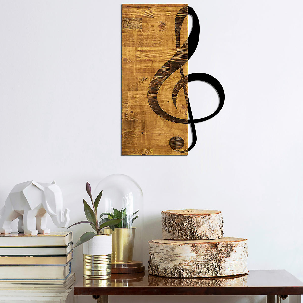 OBJEKTBILD 39/58 cm  - Schwarz/Braun, Basics, Holzwerkstoff (39/58cm)