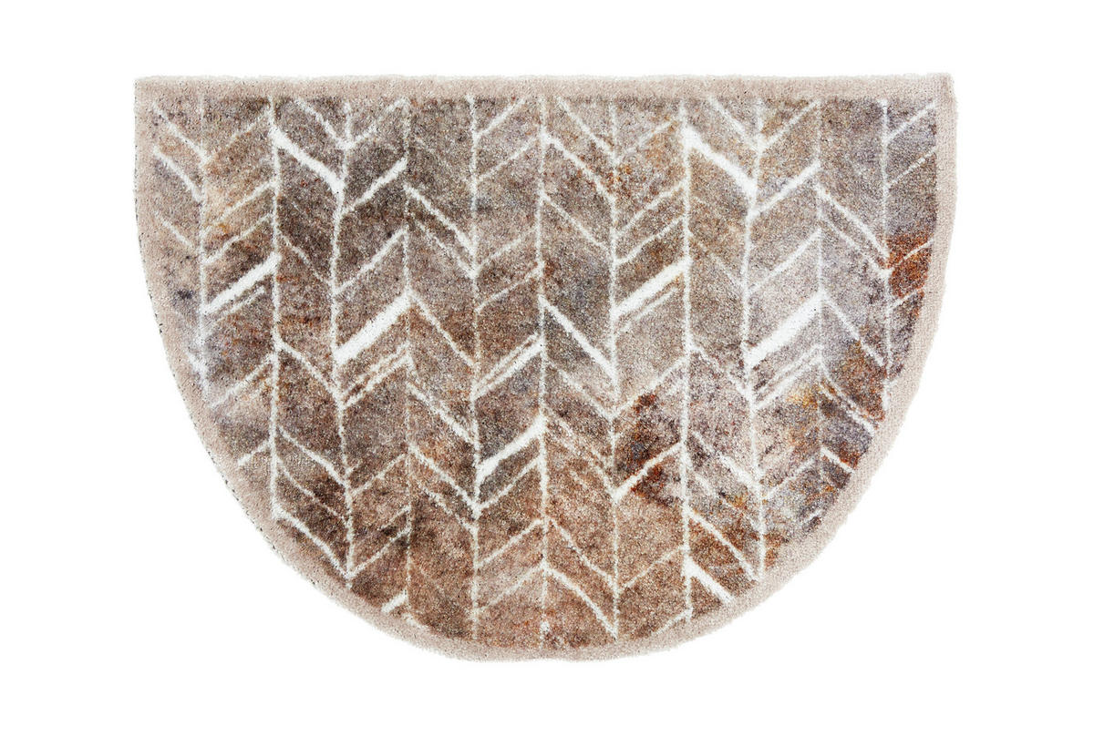 FUßMATTE 50/70 cm Pure & Soft  - Beige, KONVENTIONELL, Textil (50/70cm)