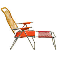 GARTEN-RELAXSESSEL Aluminium  - Gelb/Rot, Design, Kunststoff/Metall (60/110/48cm) - FIAM