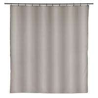 DUSCHVORHANG MAYOUR GRS PES 180/200 cm  - Grau, KONVENTIONELL, Kunststoff/Textil (180/200cm) - Schöner Wohnen