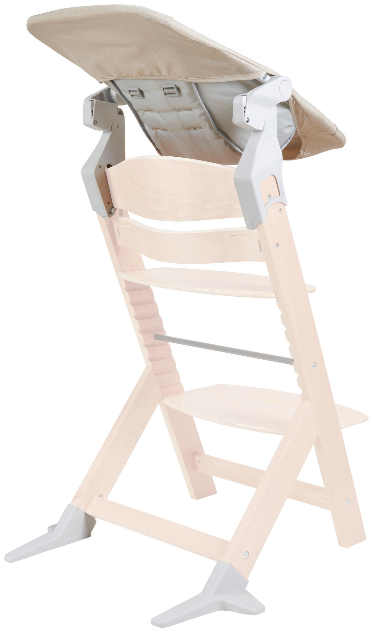 DETSKÉ HOJDACIE KRESIELKO - béžová, Basics, kov/textil (66/45/48-58cm) - My Baby Lou