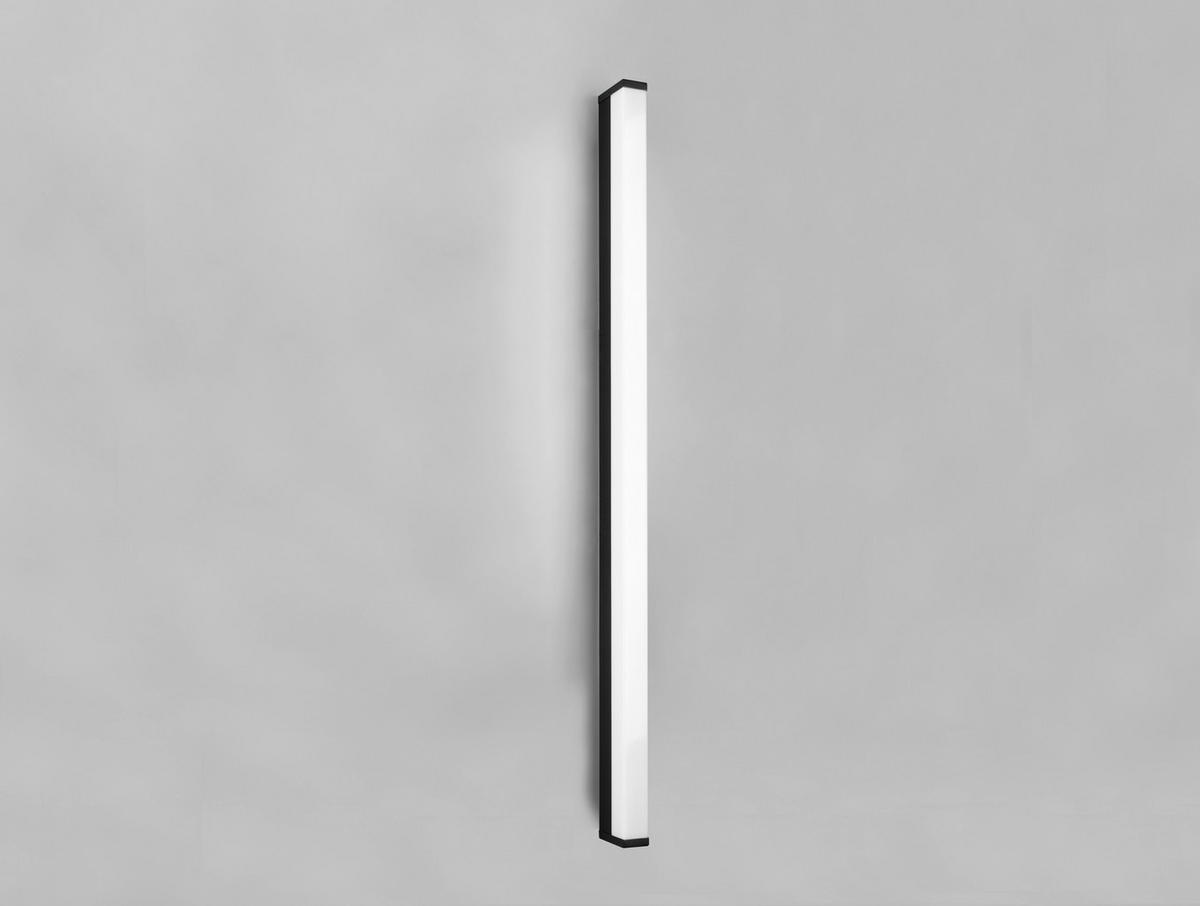 BADEZIMMER-WANDLEUCHTE - Weiss/Schwarz, Basics, Kunststoff/Metall (120/3,8/7,9cm) - Trio Leuchten