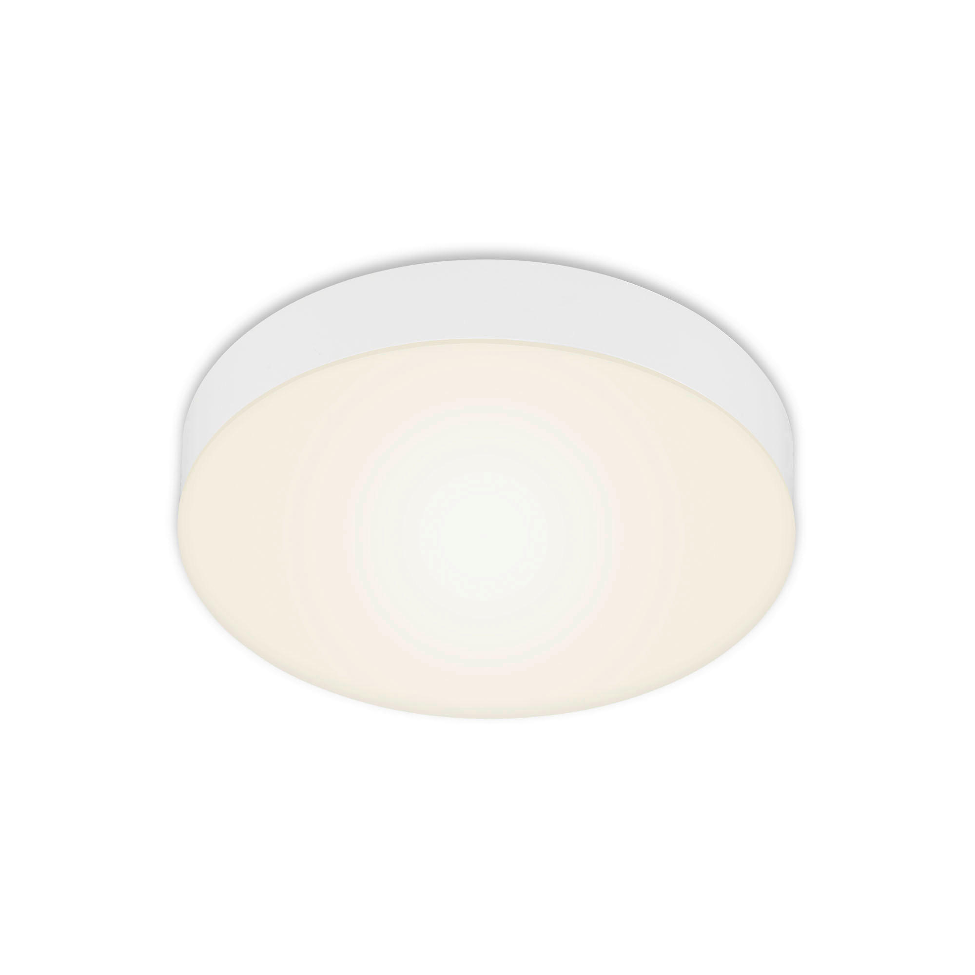 LED PLAFONJERA Flame  - bela, Osnovno, metal/plastika (21,2/3,6cm)