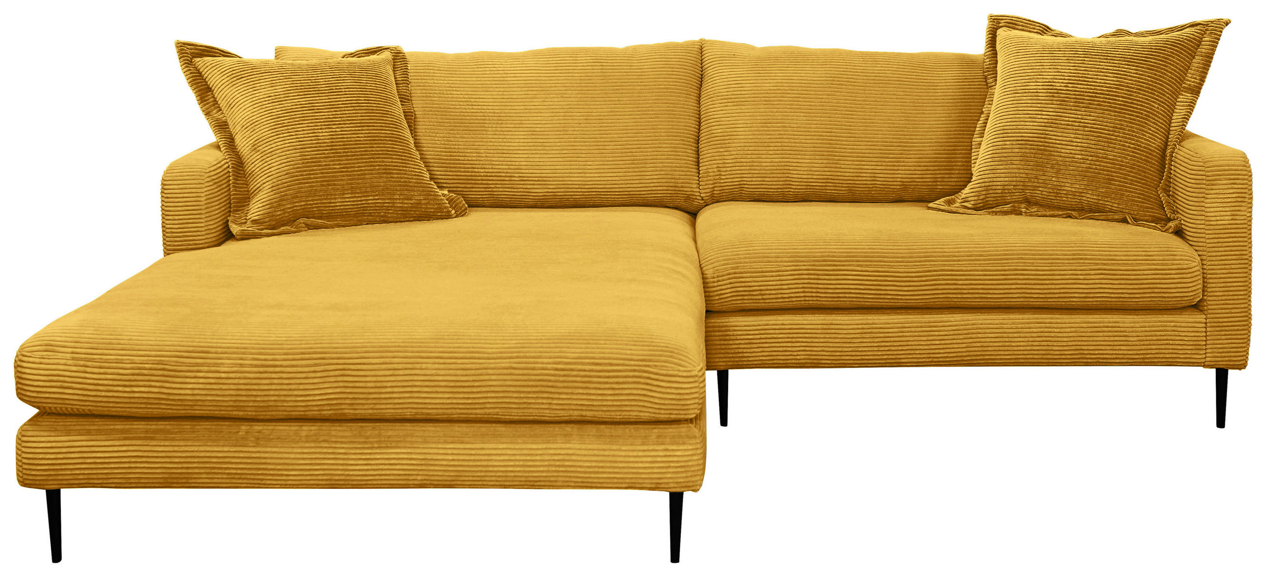 P & B Ecksofa Joker Senfgelb 268x193 cm