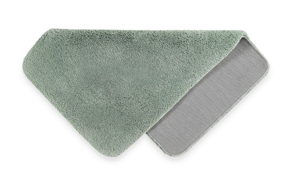 BADTEPPICH Grün, Petrol 60/100 cm  - Petrol/Grün, Basics, Kunststoff/Textil (60/100cm) - WECON HOME BASIC