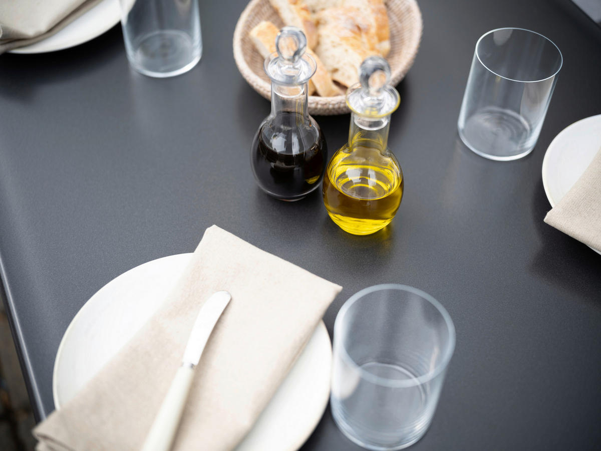 GARTENKLAPPTISCH 115/70/74 cm Metall, Kunststoff rechteckig  - Anthrazit/Silberfarben, Basics, Kunststoff/Metall (115/70/74cm) - Kettler