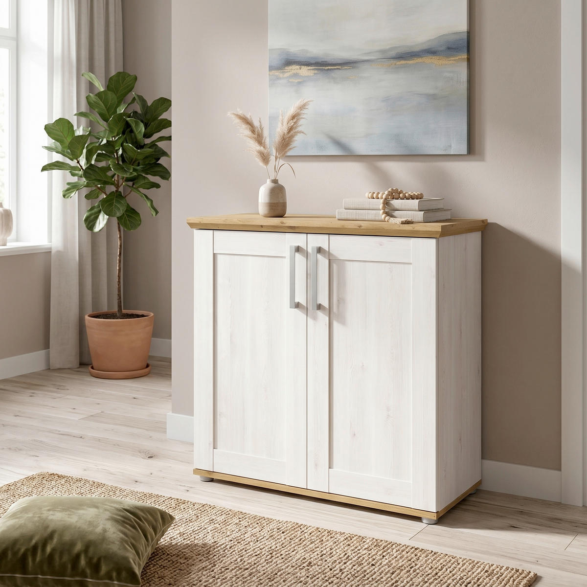 KOMMODE 95/92/39 cm  - Konventionell, Holzwerkstoff/Kunststoff (95/92/39cm) - MID.YOU