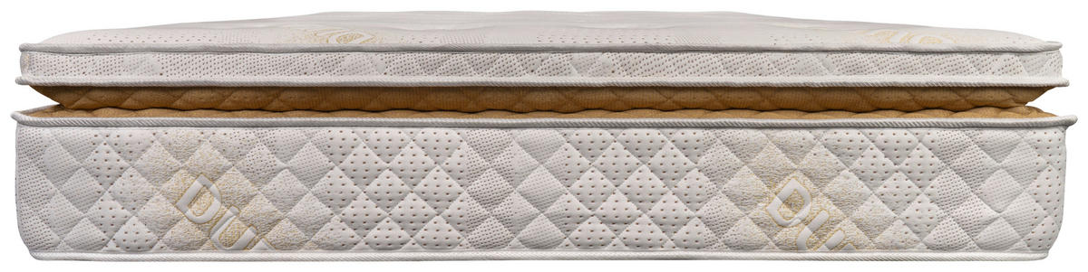 TÁSKARUGÓS MATRAC 120/200 cm  - fehér, Modern, textil (120/200cm) - Novel