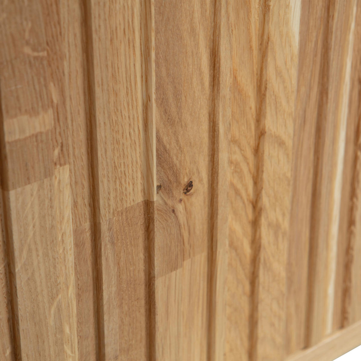 LOWBOARD Gravure 100/56/44 cm   - Schwarz/Naturfarben, Design, Holz/Metall (100/56/44cm) - Livetastic