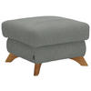 TABOURET in Textil Silberfarben  - Eichefarben/Silberfarben, Modern, Holz/Textil (65/47/65cm) - Valnatura