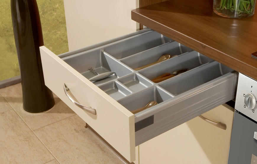 Besteckeinsatz Kunststoff Mit 8 Fächern, B: 50 cm