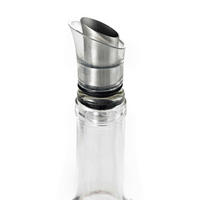 FLASCHENAUSGIEßER - Edelstahlfarben, Design, Metall (3,5/6,5cm) - AdHoc