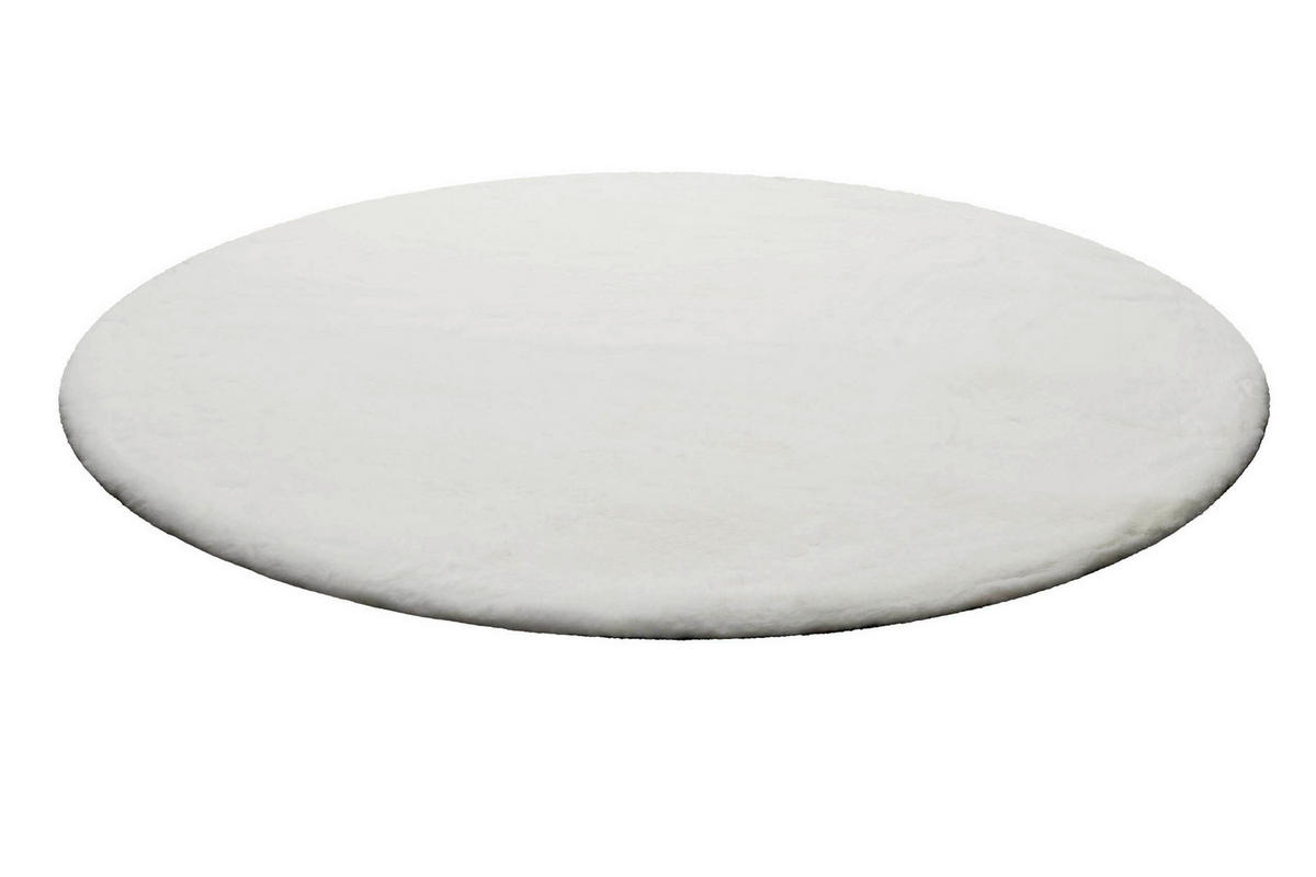 HOCHFLORTEPPICH 200 cm Vita Creme rund  - Creme, Basics, Textil (200cm)