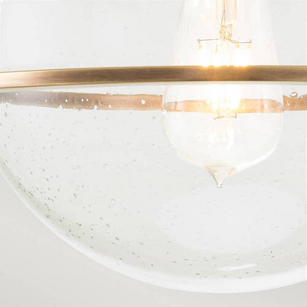 STROPNA SVETILKA Elstead Somerset 28.2/31.8 cm   - barve medenine, Design, kovina/steklo (28.2/31.8cm) - Elstead Lighting