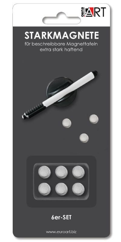 MAGNETSET 8/20/1,80 cm  - Silberfarben, Basics, Metall (8/20/1,80cm)