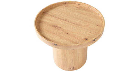 BEISTELLTISCH in Holzwerkstoff 50/50/40 cm - Wildeiche, Design, Holzwerkstoff (50/50/40cm) - Carryhome