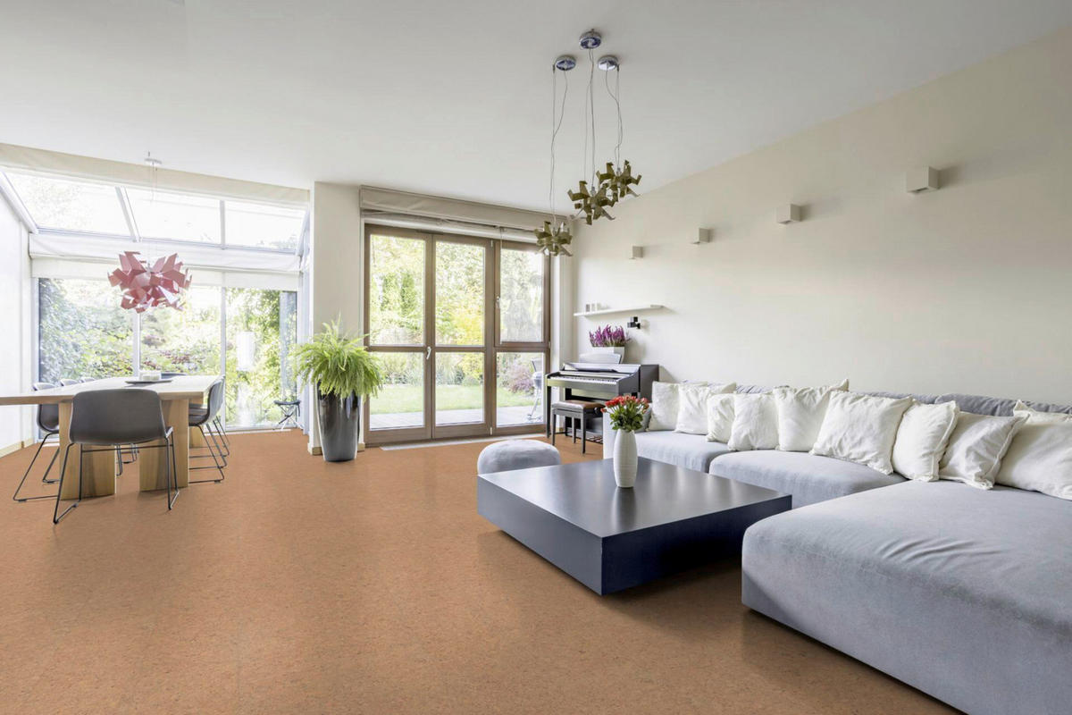 KORKBODEN  per  m² - Cappuccino, Basics, Naturmaterialien/Holz (91,0/30,0/0,95cm)