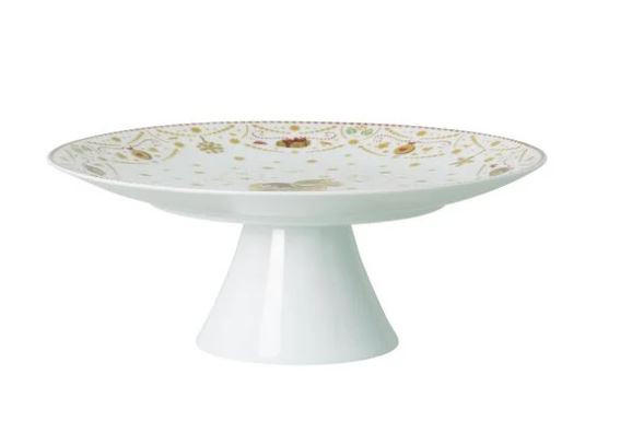 Hutschenreuther Platte Christmas Love Gelb, Weiß 11 cm