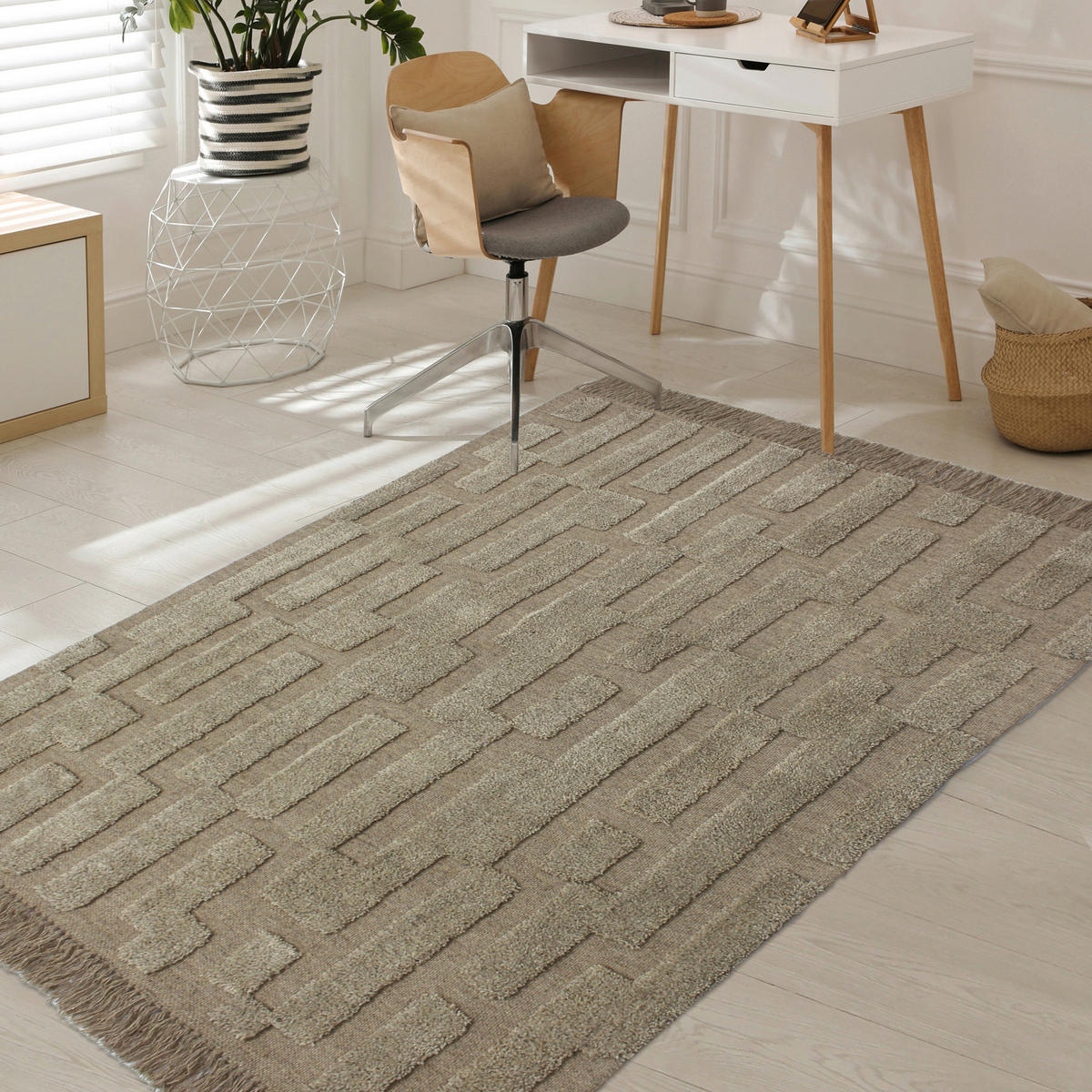 WOLLTEPPICH 160/230 cm Beige  - Beige, Basics, Textil (160/230cm)