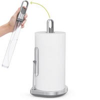 DRŽÁK NA PAPÍROVÉ UTĚRKY - barvy nerez oceli, Basics, kov (20.6/18/38.1cm) - Simplehuman