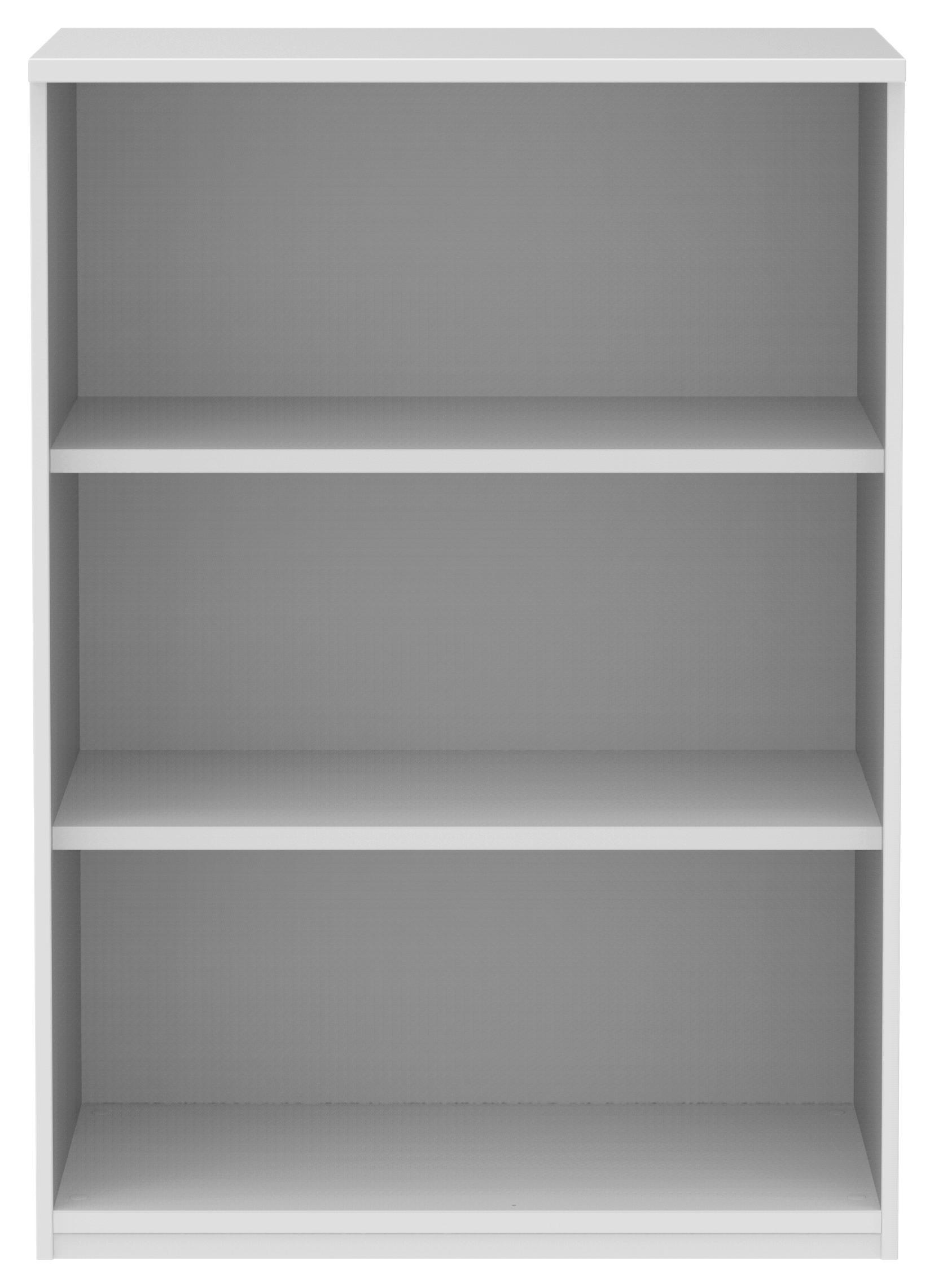 AKTENREGAL Weiß  - Weiß, KONVENTIONELL, Holzwerkstoff (80/111,7/43cm) - Moderano