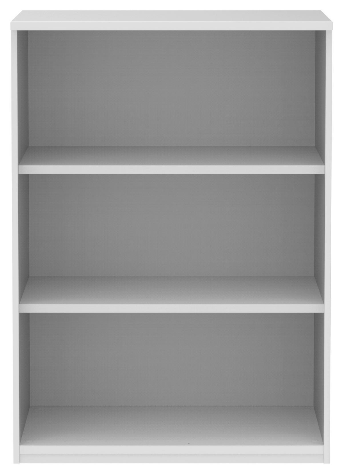 AKTENREGAL Weiß  - Weiß, KONVENTIONELL, Holzwerkstoff (80/111,7/43cm) - Moderano