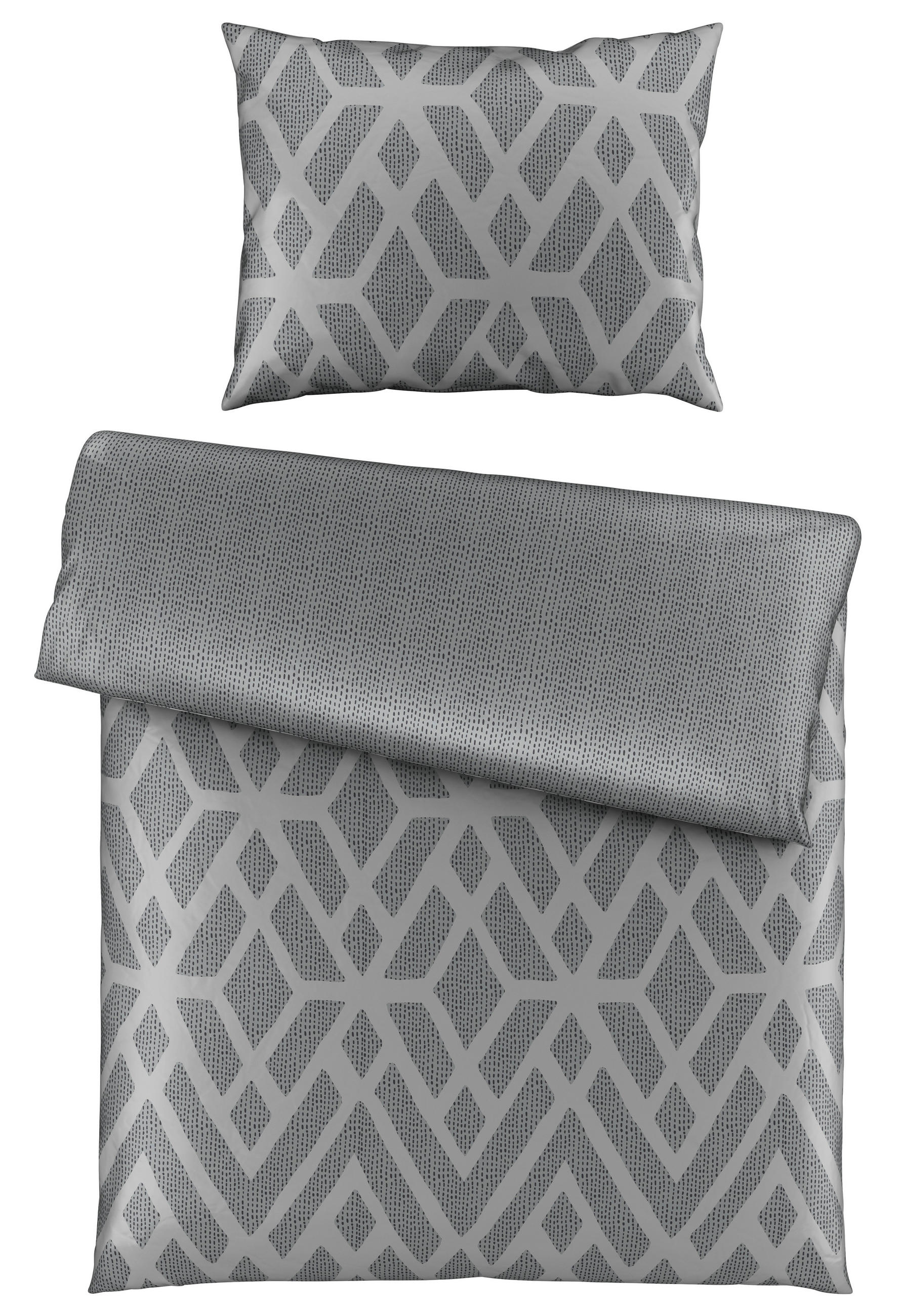 POSTELJINA SA DVA LICA SALVADOR 135/200 cm antracit  - antracit, Dizajnerski, tekstil (135/200cm) - Dieter Knoll