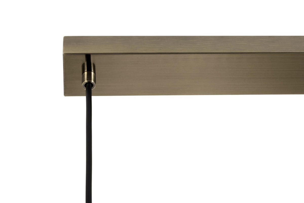 HÄNGELEUCHTE Leonie 110/20/150 cm   - Bernsteinfarben, Basics, Glas/Metall (110/20/150cm) - Novel