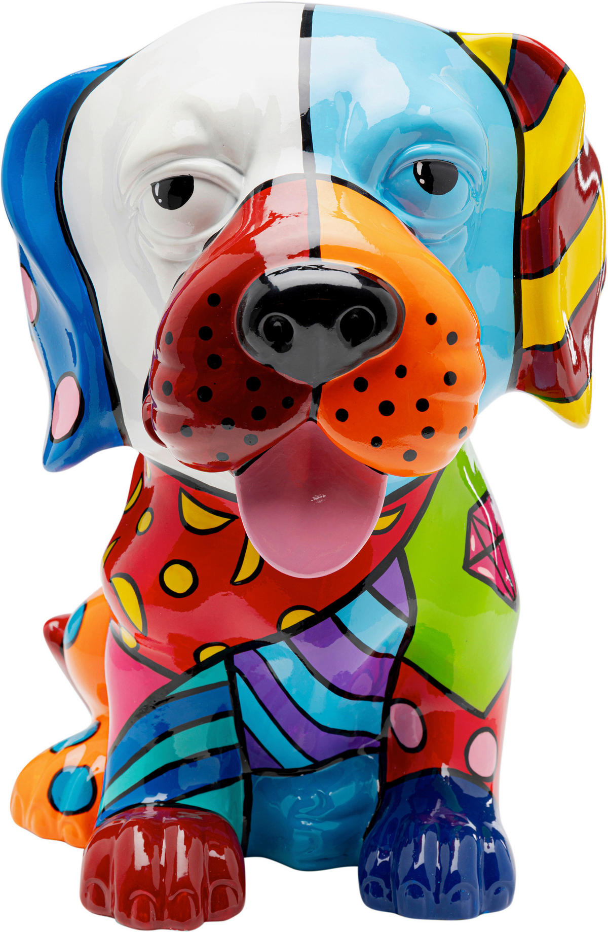 DEKOHUND - Multicolor, Design, Kunststoff (31/35/25cm) - Kare-Design