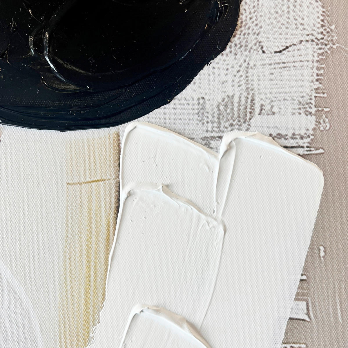 LEINWANDBILD Abstraktes 70/100 cm  - Multicolor, Basics, Holz/Textil (70/100cm)