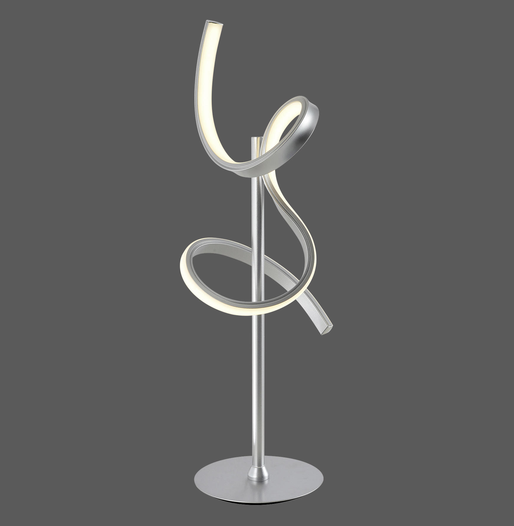 VEIOZĂ CU LED - argintiu, Design, metal (21/18/53cm)