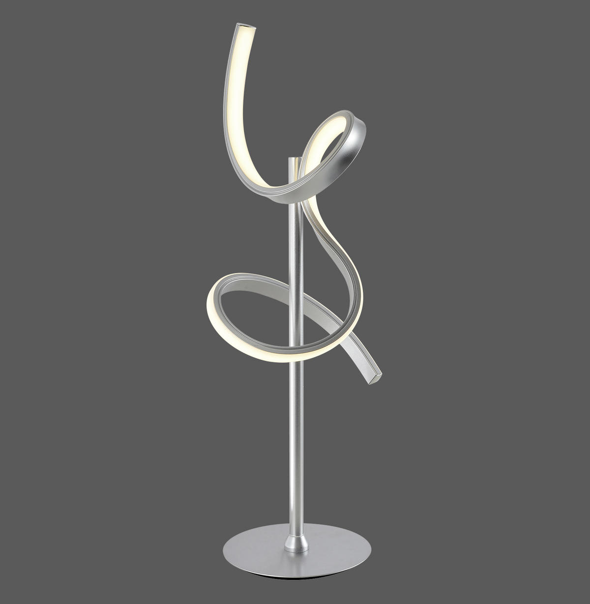 VEIOZĂ CU LED - argintiu, Design, metal (21/18/53cm)