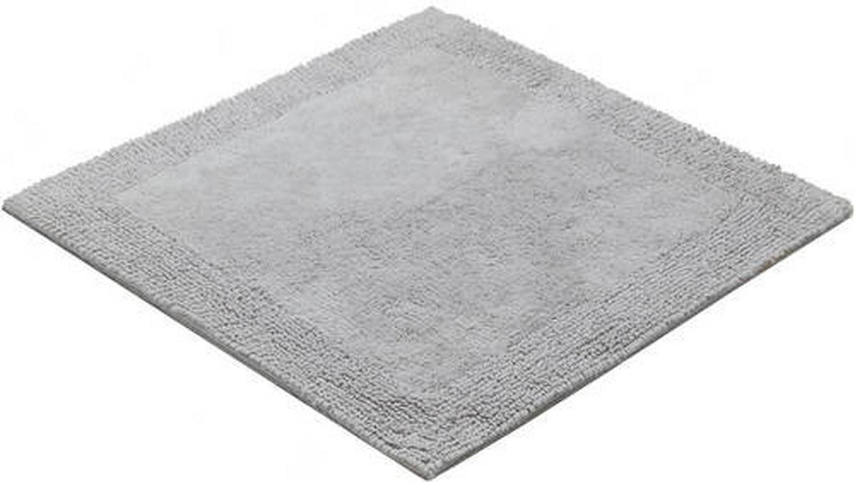 PREDLOŽKA PRED BIDET, 60/60 cm - sivá, Basics, textil/plast (60/60cm) - Grund