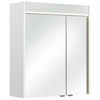 SPIEGELSCHRANK 60/70/20 cm  - Chromfarben/Weiß, KONVENTIONELL, Glas/Holzwerkstoff (60/70/20cm) - Pelipal