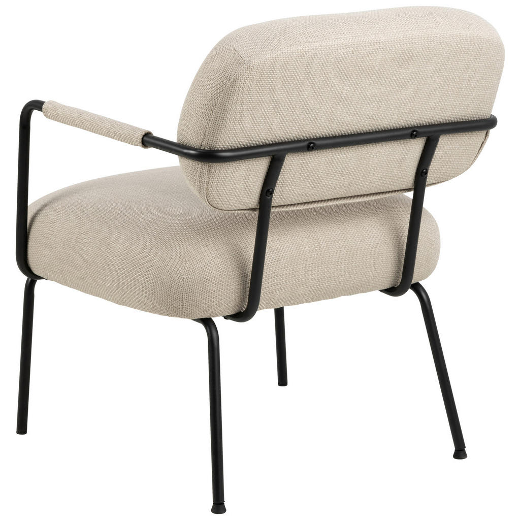 Thumbnail - Armlehnstuhl, Beige, Textil, Rundrohr, 66x79.5x72 cm, Esszimmer, Stühle, Esszimmerstühle, Armlehnenstühle
