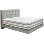 BOXSPRINGBETT 160/200 cm  in Hellgrau  - Hellgrau, KONVENTIONELL, Holz/Textil (160/200cm) - Dieter Knoll