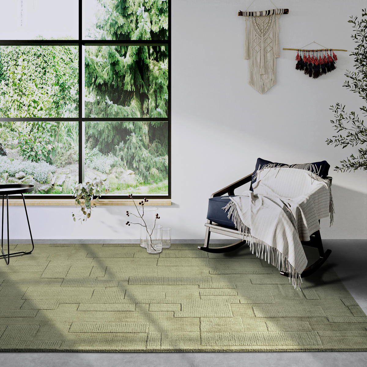 HANDWEBTEPPICH 190/280 cm Kollektion 1906 Grün  - Grün, Basics, Textil (190/280cm) - Villeroy & Boch