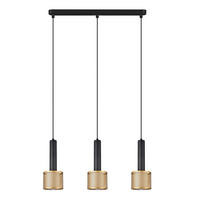 PENDELLEUCHTE    - Goldfarben, Design, Metall (150/56/12cm)