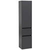 HOCHSCHRANK 40/180/35 cm  - Silberfarben/Graphitfarben, KONVENTIONELL, Holzwerkstoff/Kunststoff (40/180/35cm) - Held