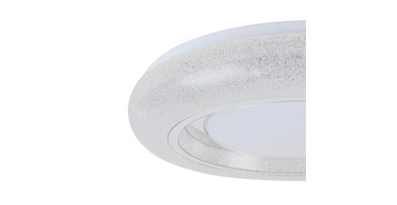 LED-DECKENLEUCHTE 38/7 cm - Chromfarben/Weiß, Trend, Kunststoff/Metall (38/7cm) - Novel