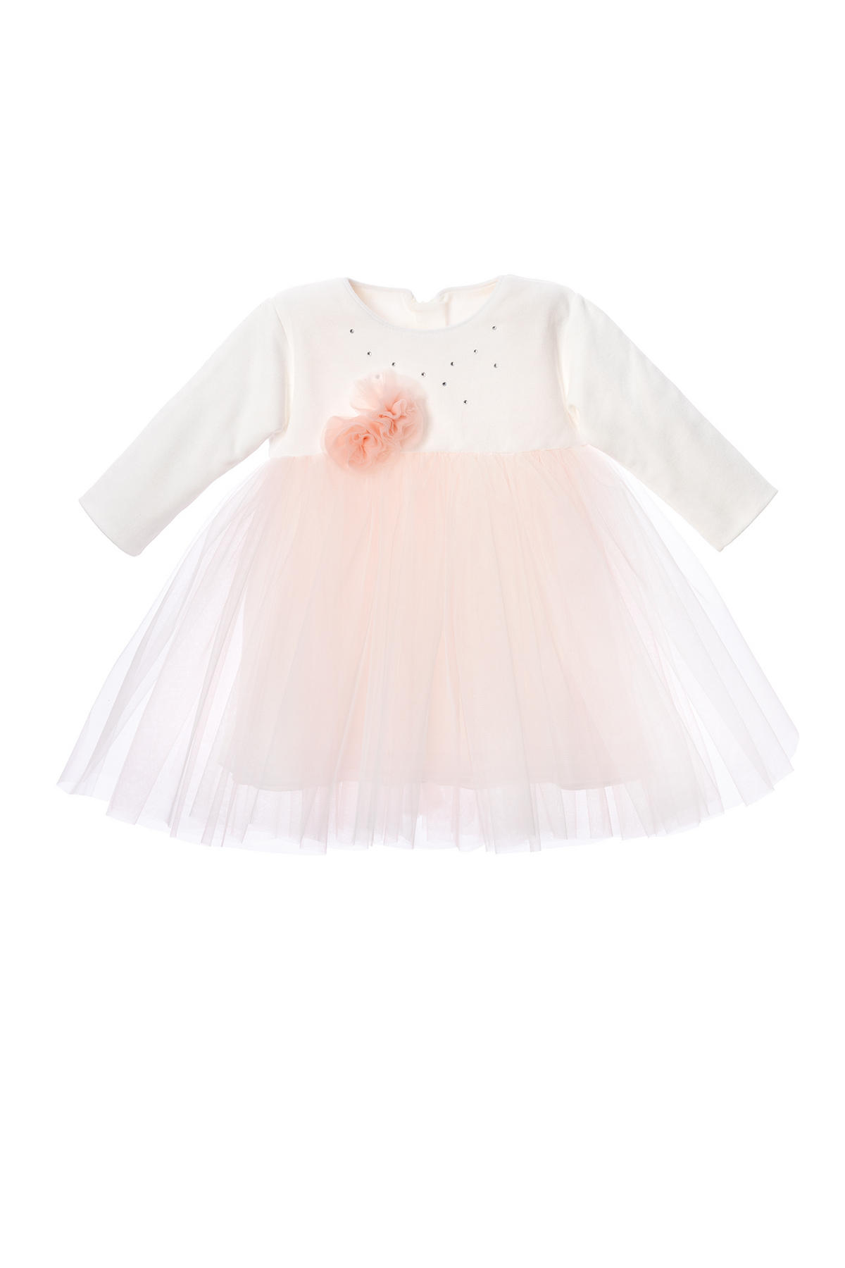 Festtagskleidung  - Rosa/Weiß, Basics, Textil (74null) - Patinio